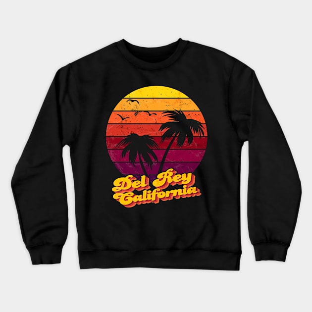 Del Rey California Crewneck Sweatshirt by Jennifer